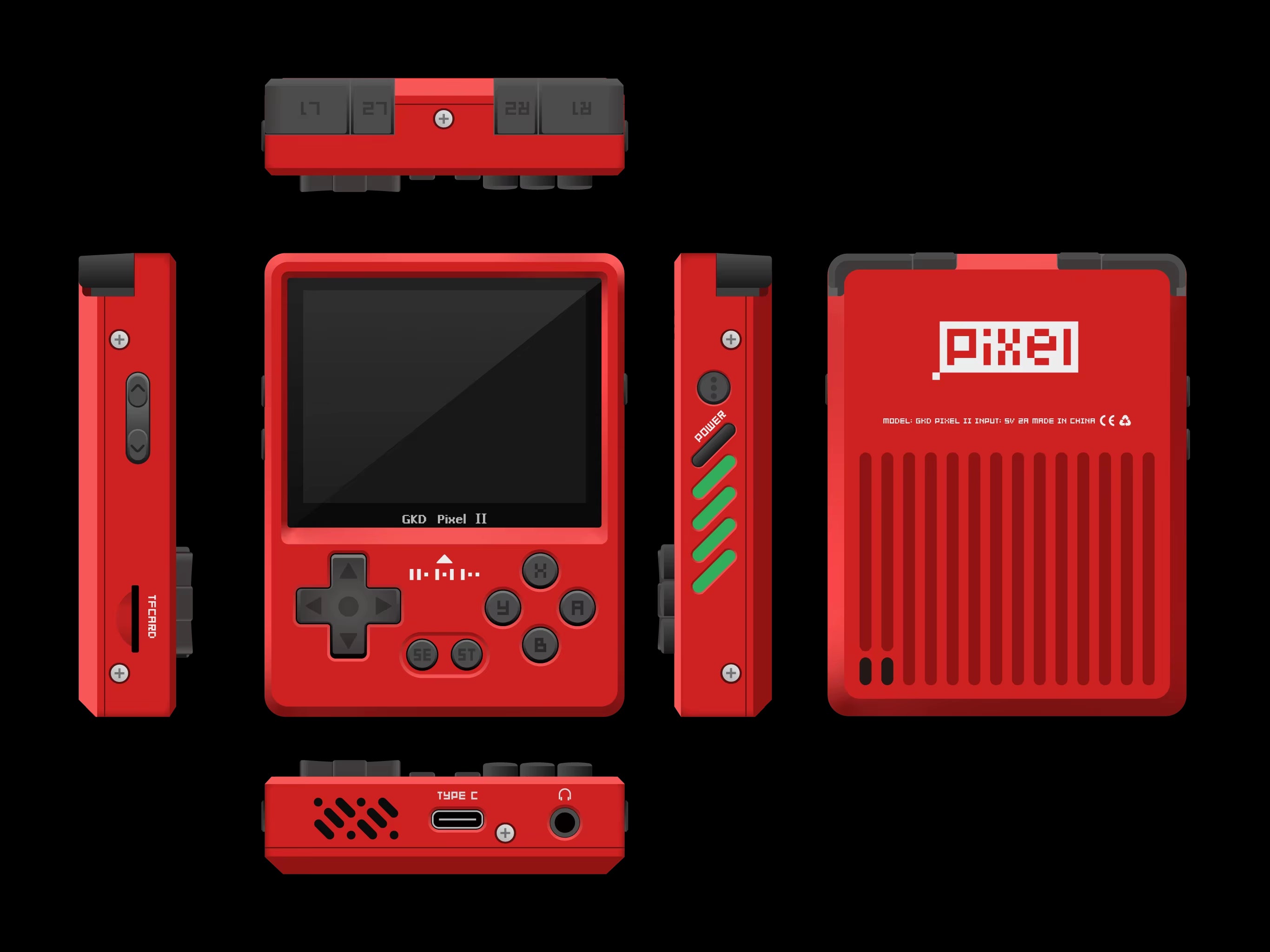 GKD PIXEL 2 Retro Handheld Game Console