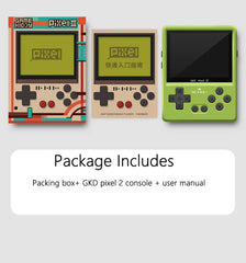 GKD PIXEL 2 Retro Handheld Game Console